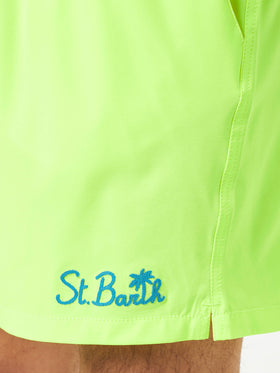 Costume da bagno da uomo comfort giallo fluo