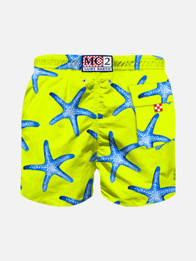 Starfish print boy swim shorts - MC2 Saint Barth