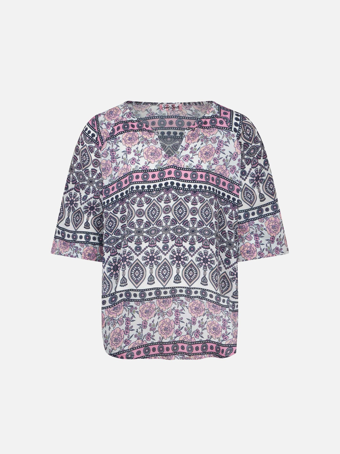 Girl caftan with gipsy print - MC2 Saint Barth