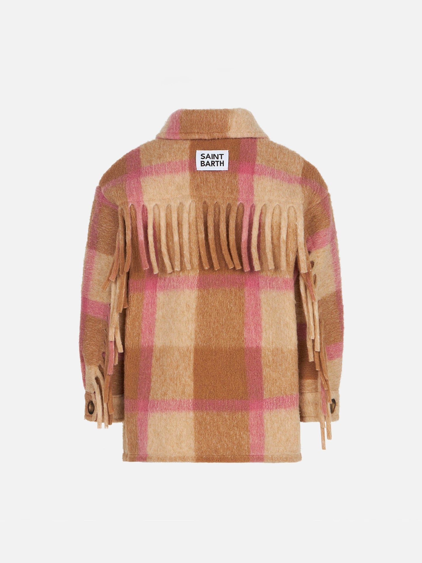 Girl overshirt with fringe - MC2 Saint Barth