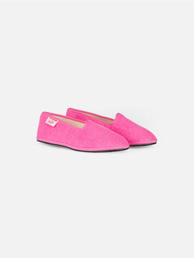 Girl pink terry slipper loafer | MY CHALOM SPECIAL EDITION - MC2 Saint Barth