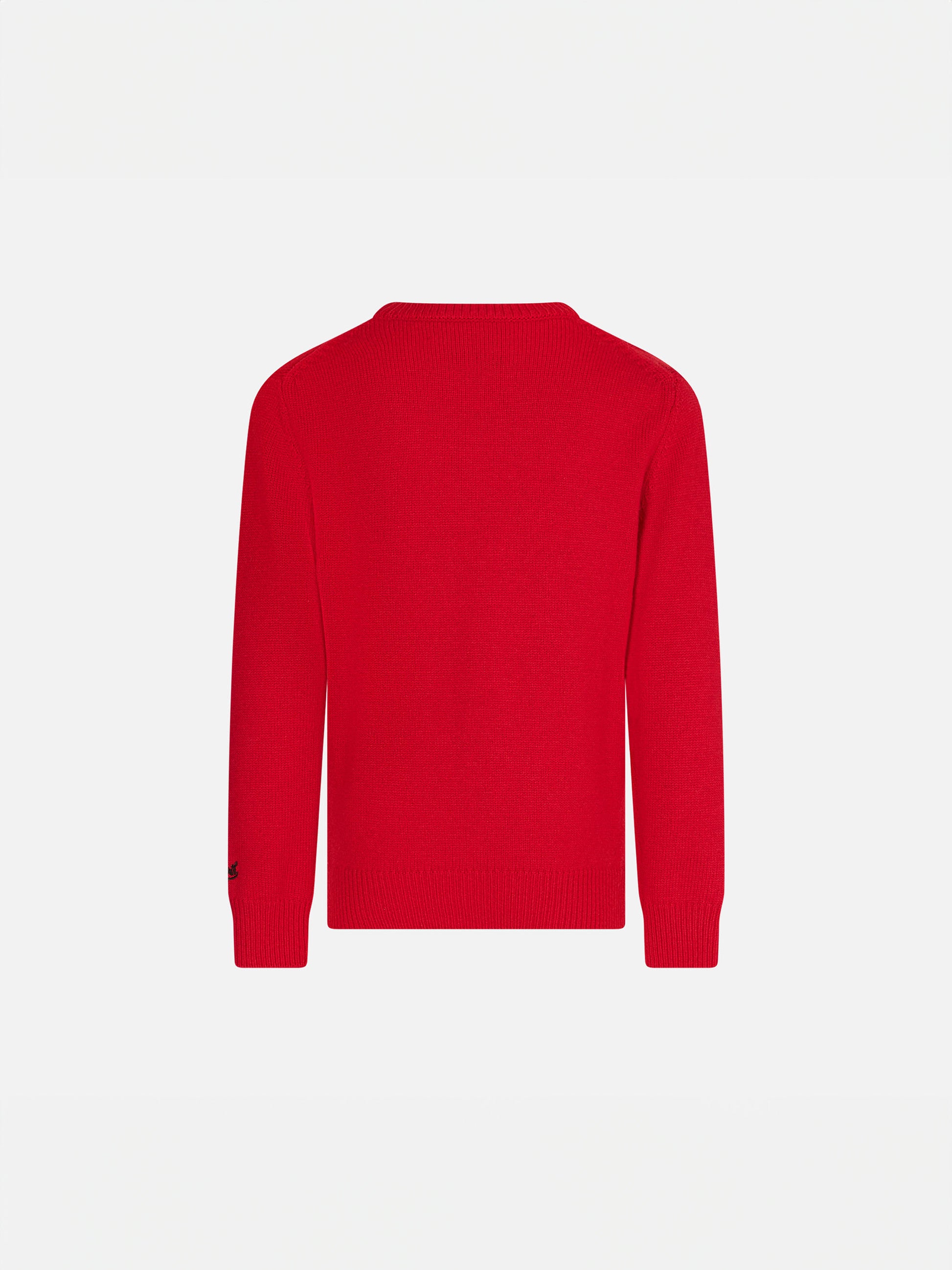 Red sweater Christmas Snoopy for girl | PEANUTS™ SPECIAL EDITION - MC2 Saint Barth