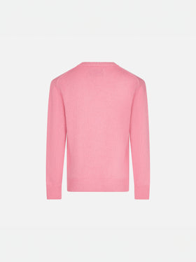 Pink girl sweater with Viziata print - MC2 Saint Barth