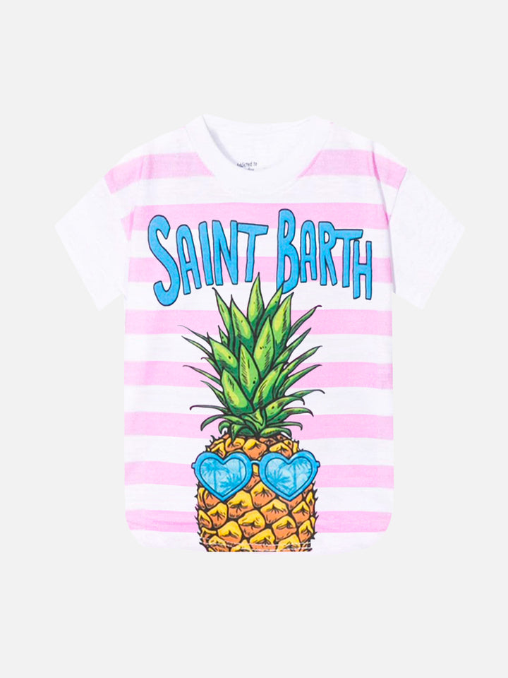 Pineapple print girl's t-shirt - MC2 Saint Barth