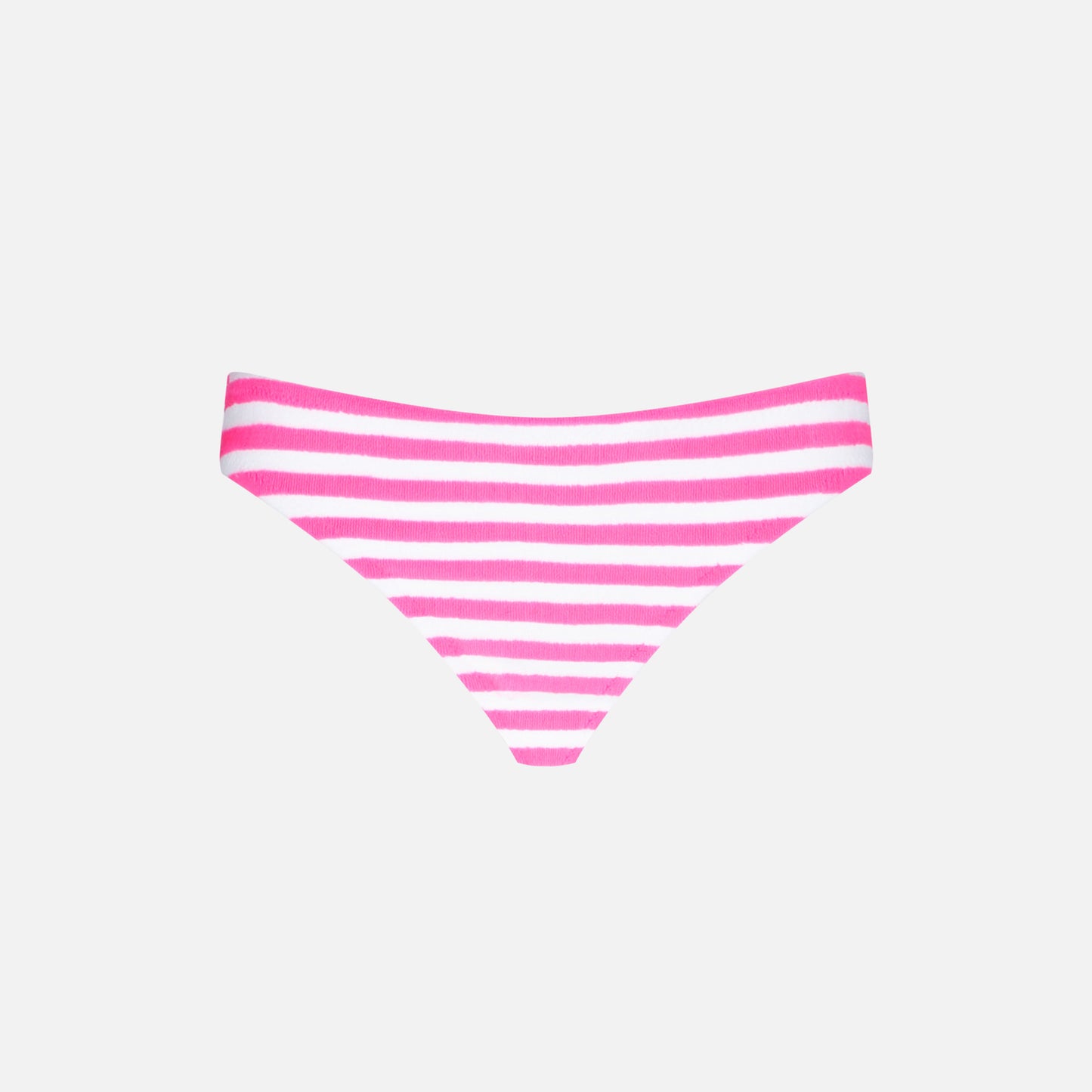 Girl swim briefs with pink and white stripes - MC2 Saint Barth
