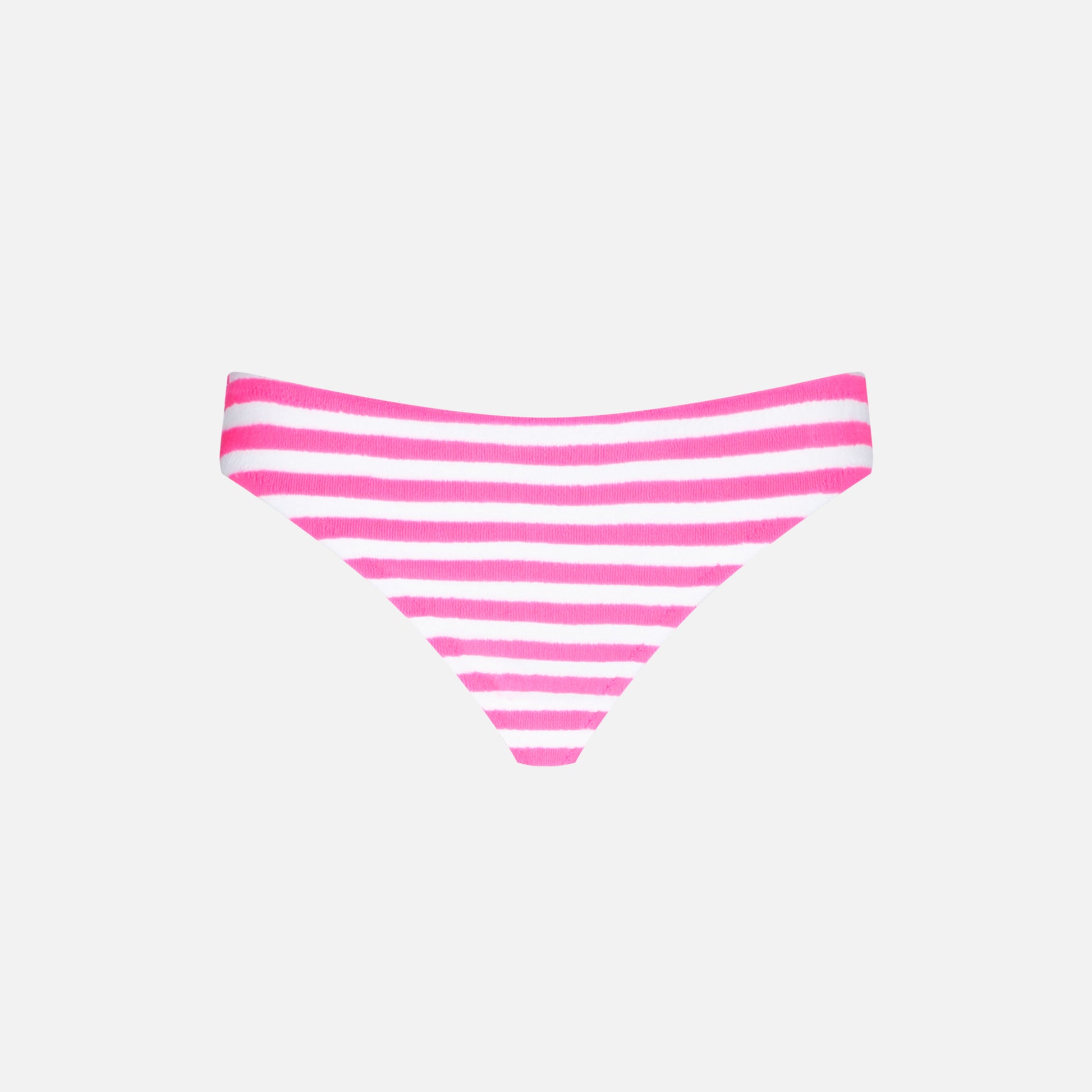 Girl swim briefs with pink and white stripes - MC2 Saint Barth