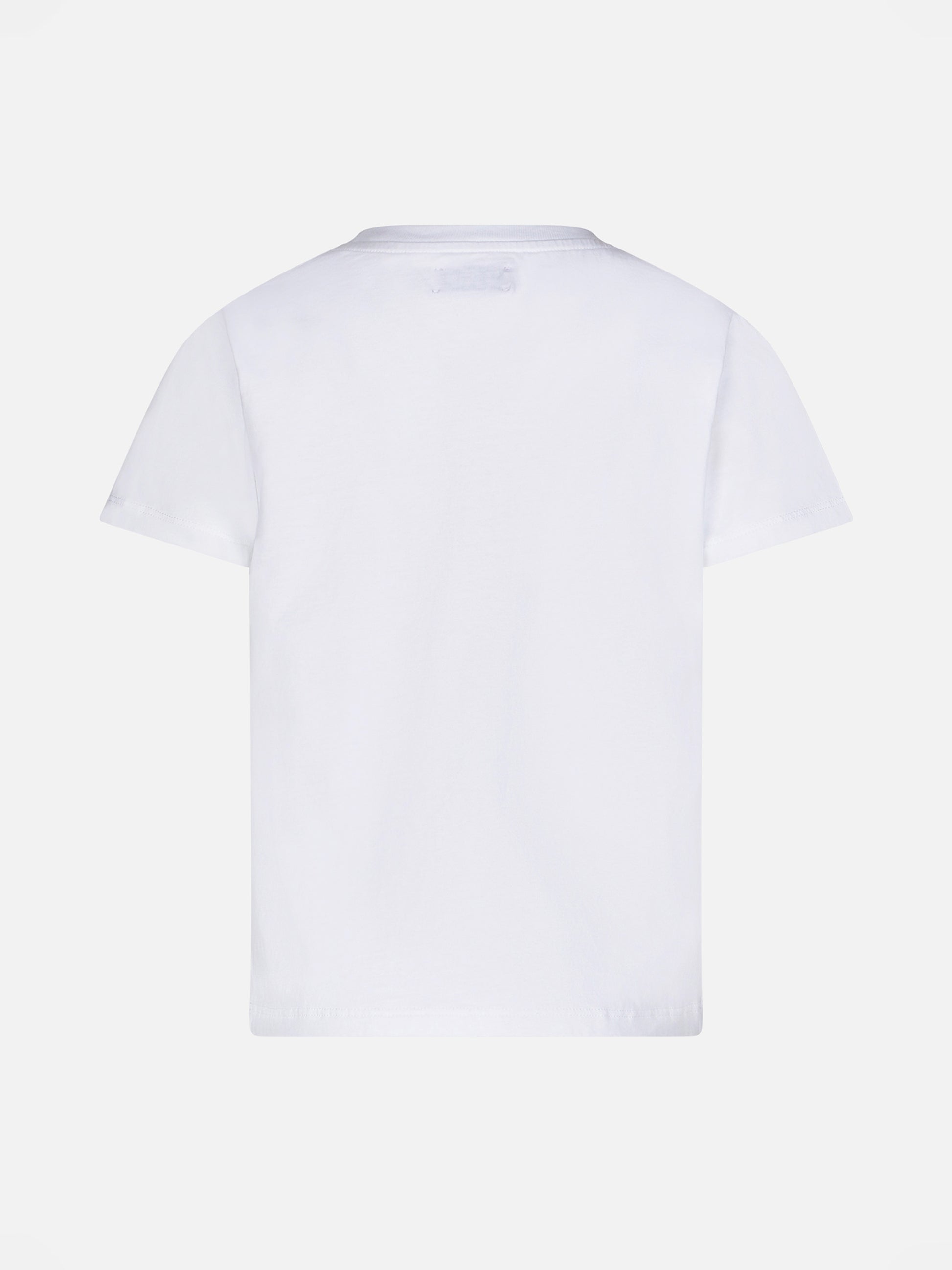 Girl t-shirt with I love St. Barth embroidery - MC2 Saint Barth