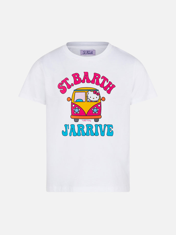 Girl t-shirt with St. Barth J'arrive Hello Kitty | HELLO KITTY SPECIAL EDITION - MC2 Saint Barth