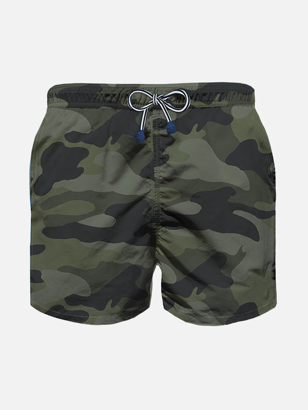 Boy light fabric swim shorts - MC2 Saint Barth