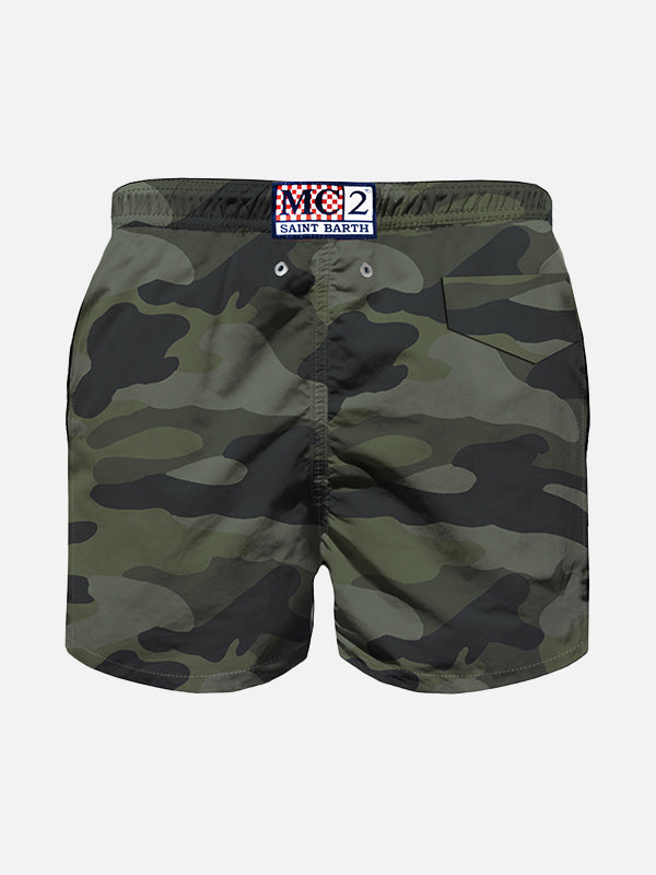 Boy light fabric swim shorts - MC2 Saint Barth