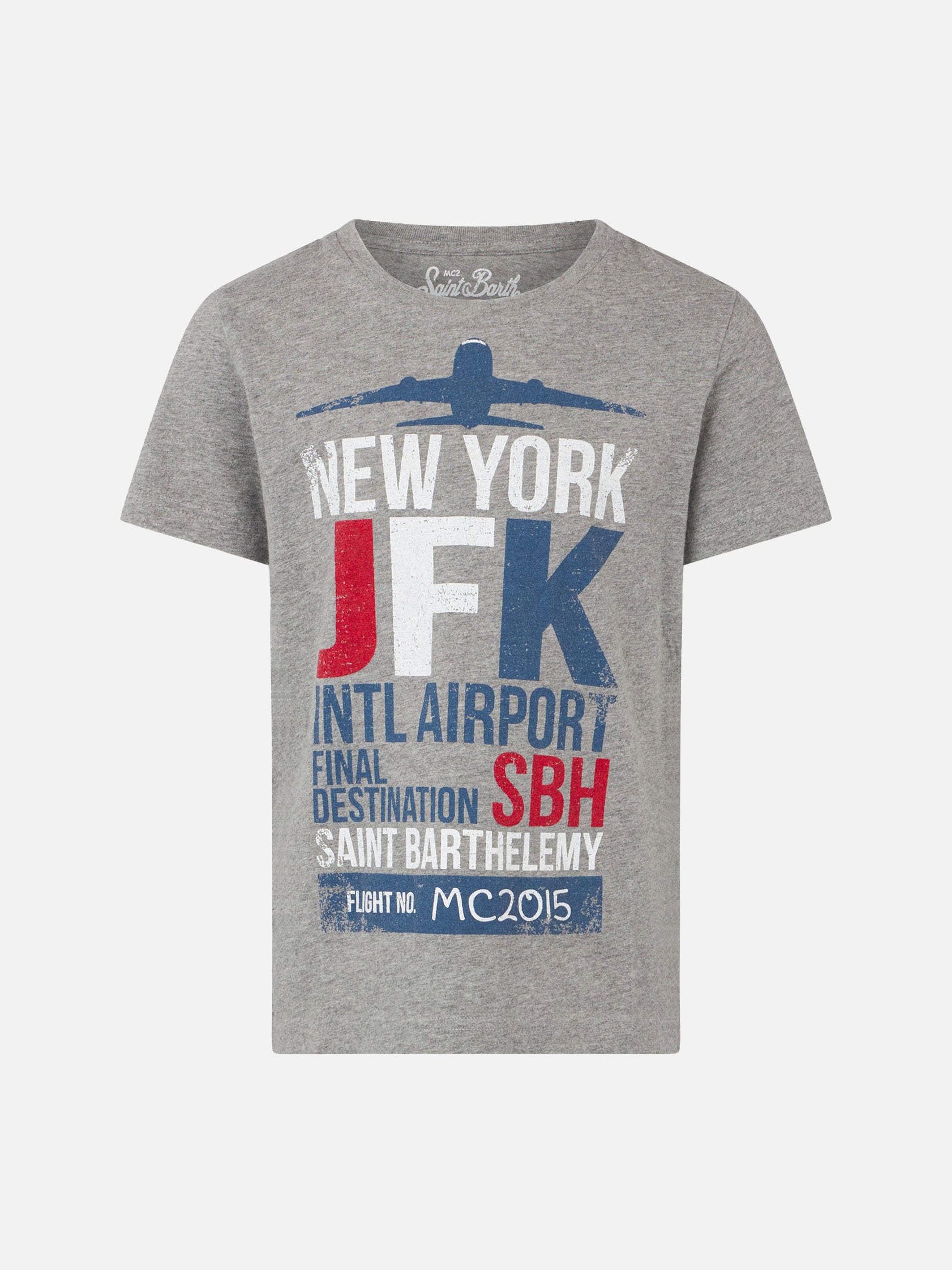 Tshirt Boy New York Airport - MC2 Saint Barth