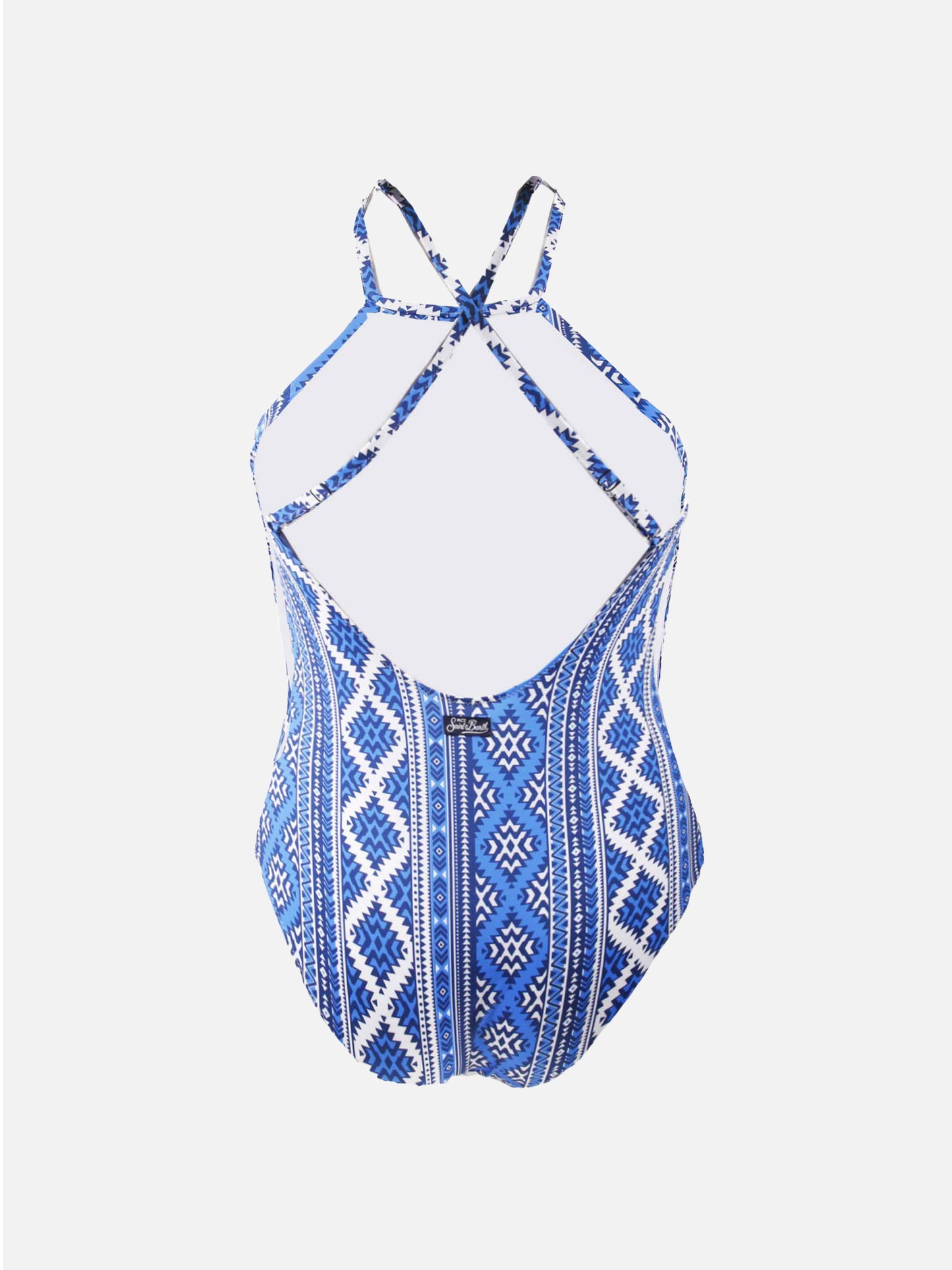 Geometric print one piece swimsuit - MC2 Saint Barth