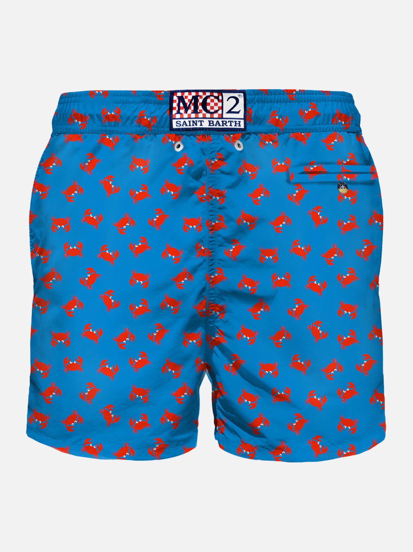 Light fabric man swim shorts crab print - MC2 Saint Barth