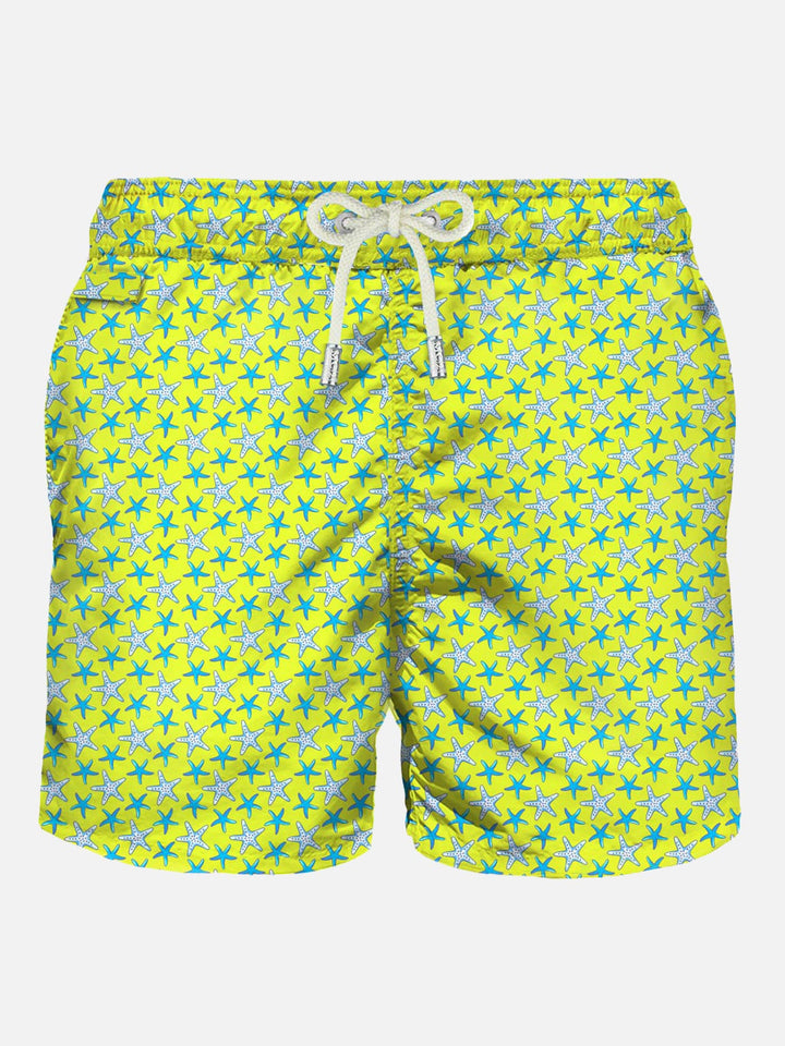 Light fabric man swim shorts starfish print - MC2 Saint Barth