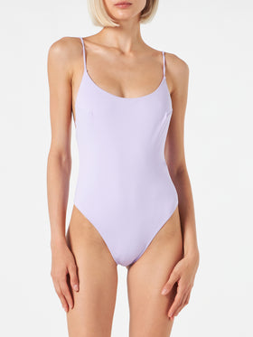Lilac one piece swimsuit - MC2 Saint Barth