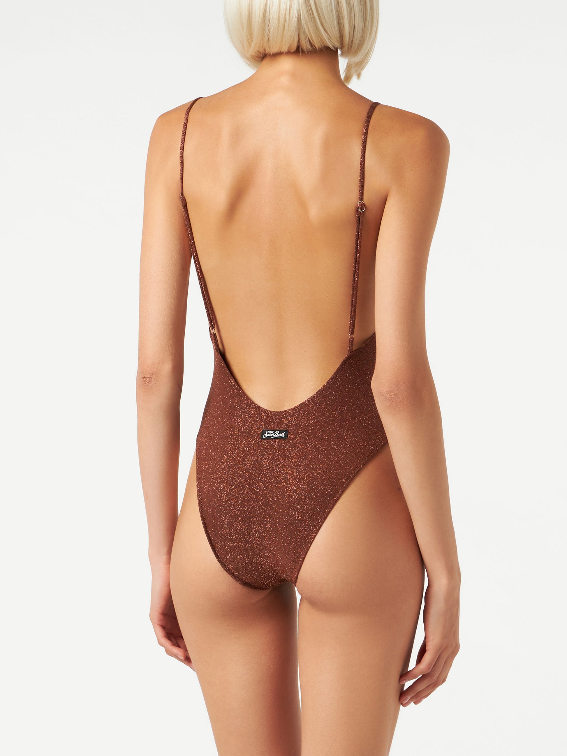 Lurex one piece whit loop - MC2 Saint Barth