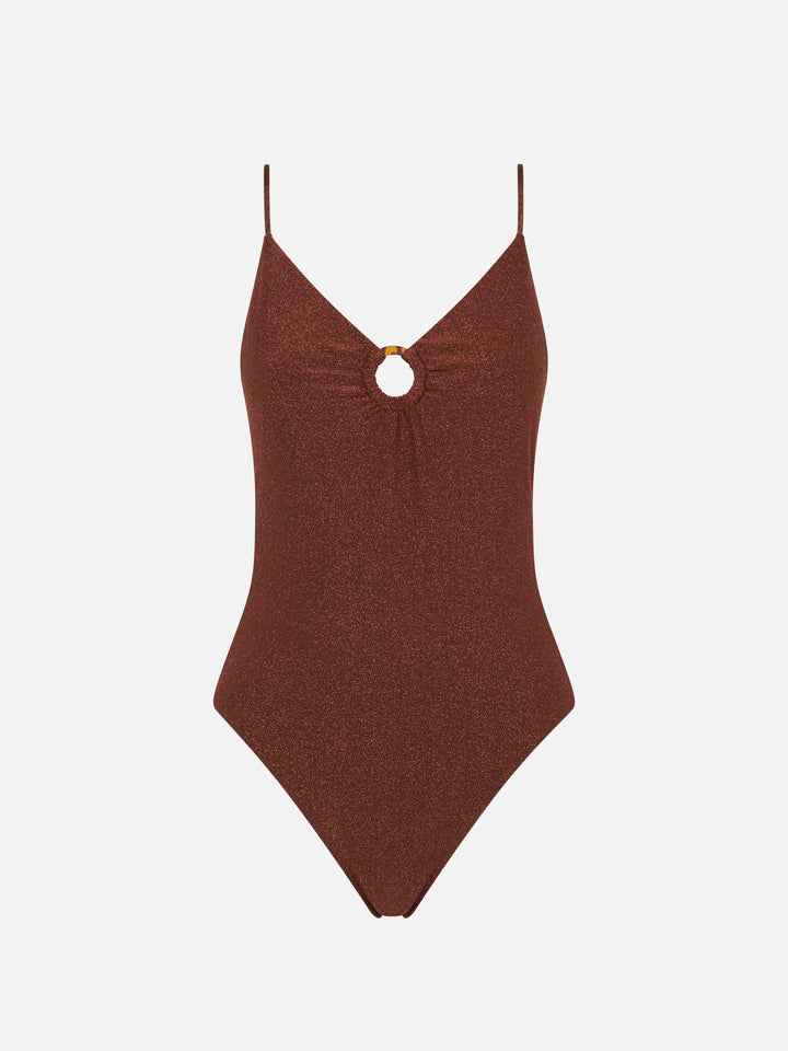 Lurex one piece whit loop - MC2 Saint Barth