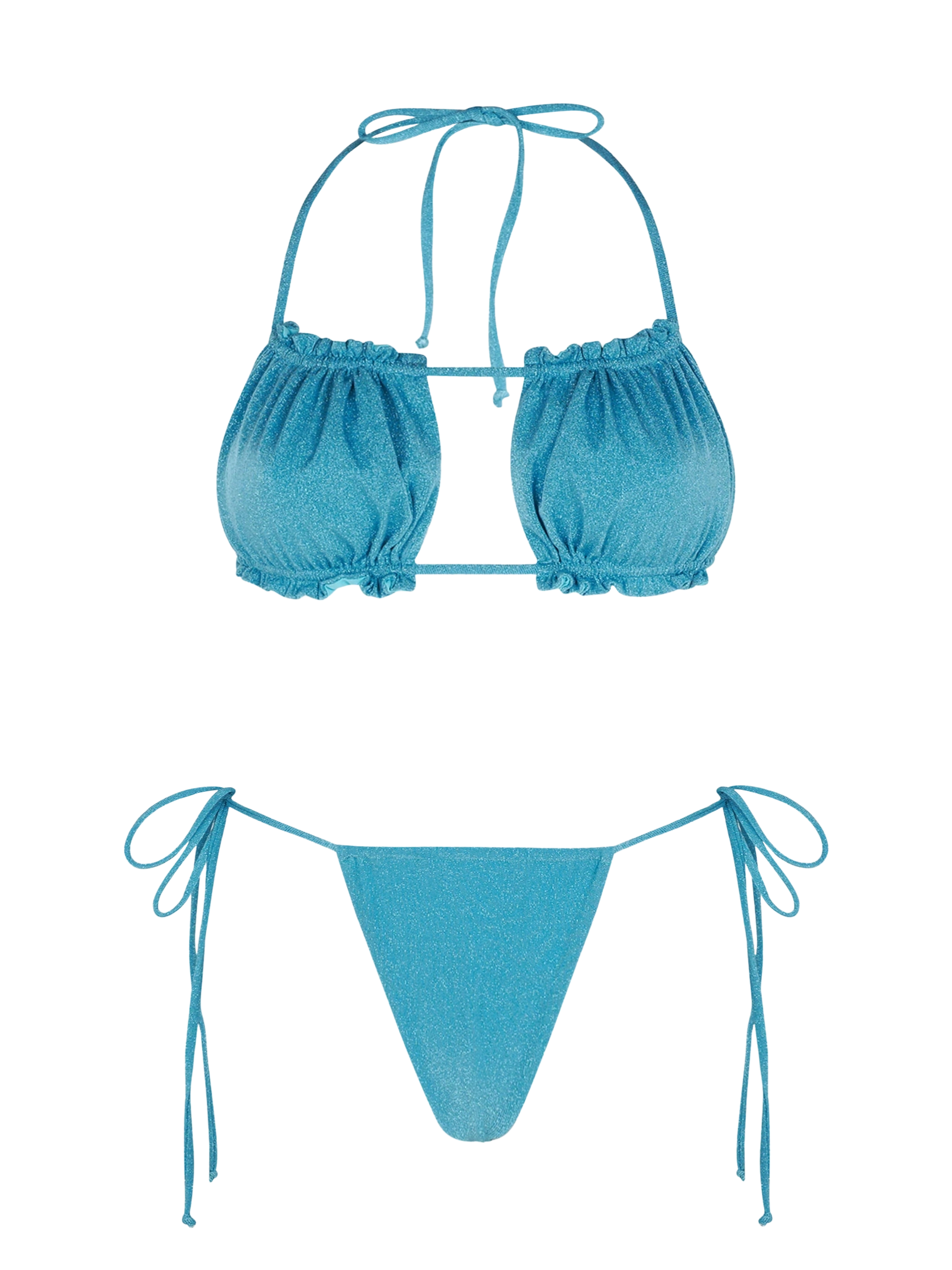 Woman lurex bandeau bikini - MC2 Saint Barth