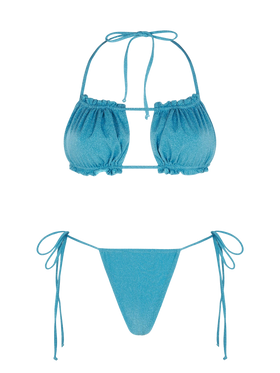 Woman lurex bandeau bikini - MC2 Saint Barth