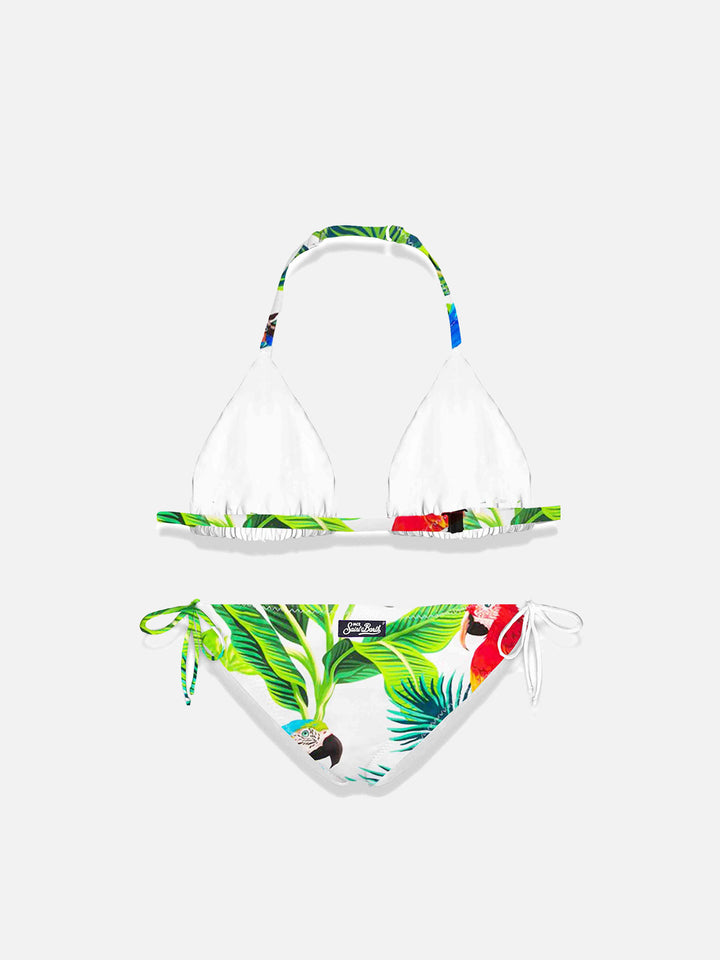 Girl bikini parrots print - MC2 Saint Barth