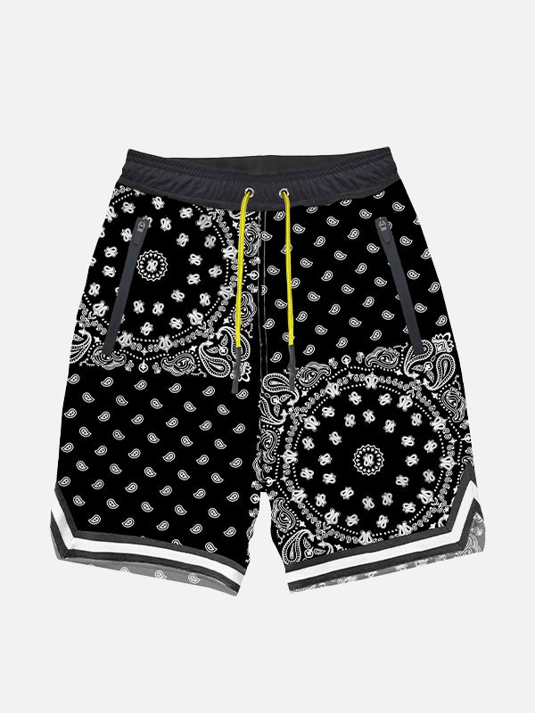 Bandanna print boy swim shorts surf style - MC2 Saint Barth