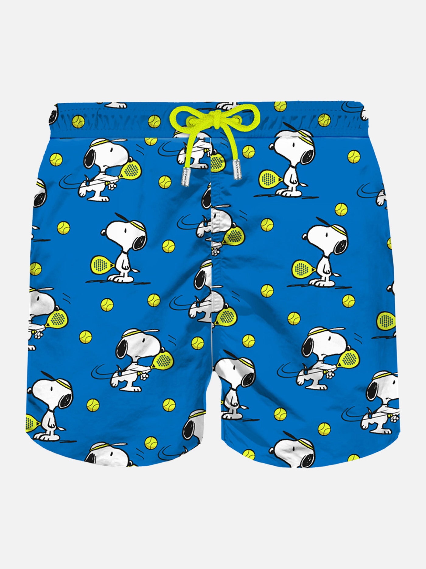 Man light fabric swim shorts with Snoopy Padel print | SNOOPY - PEANUTS™ SPECIAL EDITION