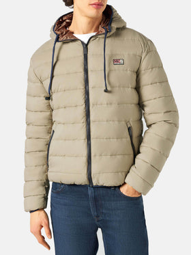 Man double face beige down jacket Courchevel - MC2 Saint Barth