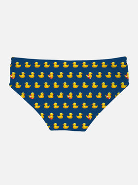 Man swim briefs with ducky print - MC2 Saint Barth