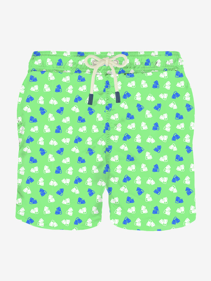Man swim shorts fins micro print - MC2 Saint Barth
