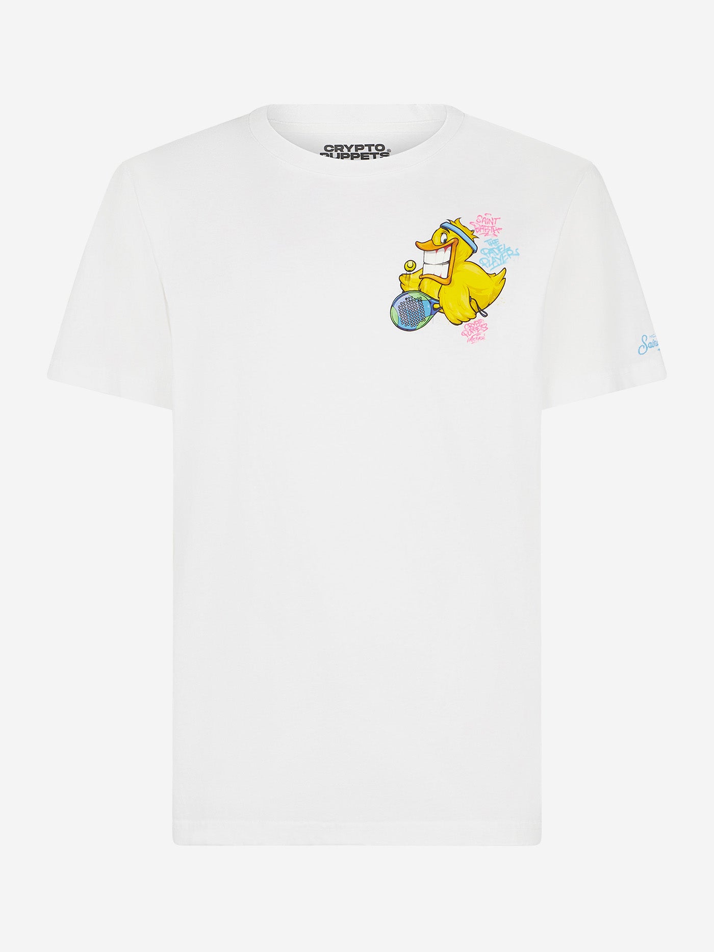Man t-shirt with Crypto duck print | CRYPTO PUPPETS® SPECIAL EDITION - MC2 Saint Barth