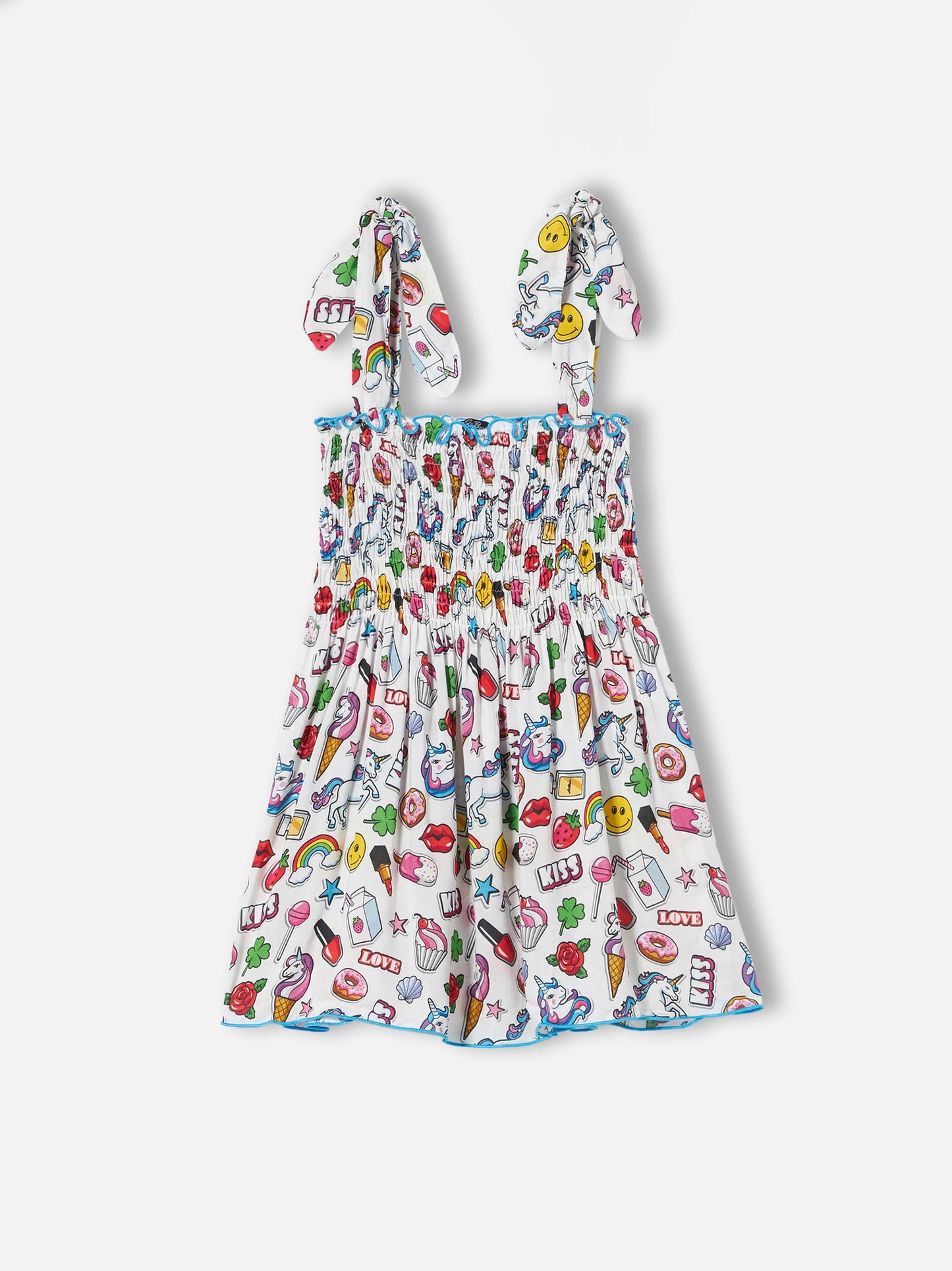 Cotton dress Lola with magic pop print - MC2 Saint Barth
