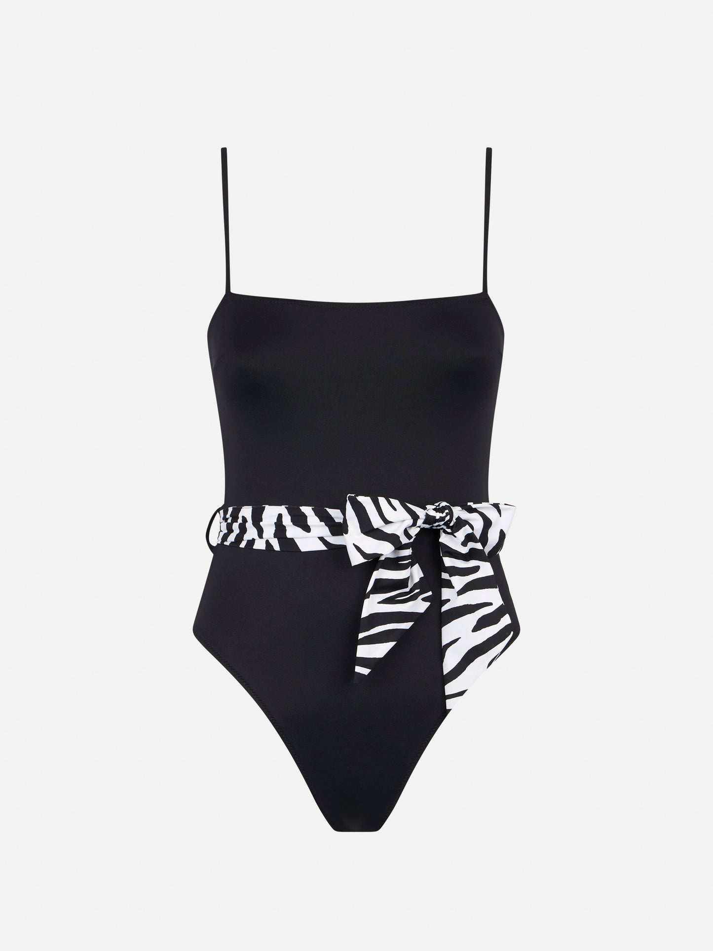 Zebra sash black one piece or body - MC2 Saint Barth