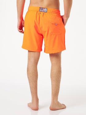 Man fluo orange comfort swim shorts - MC2 Saint Barth
