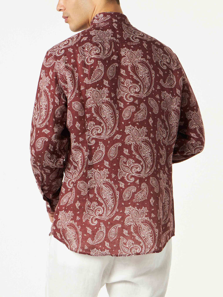 Man shirt with paisley print - MC2 Saint Barth