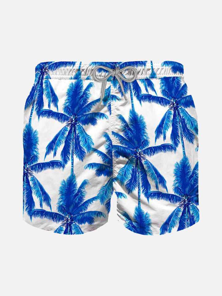 Palms print kid's swimshorts - MC2 Saint Barth