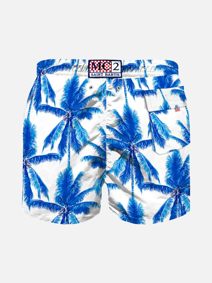 Palms print kid's swimshorts - MC2 Saint Barth