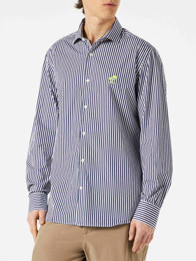 Man striped cotton Pamplona shirt - MC2 Saint Barth