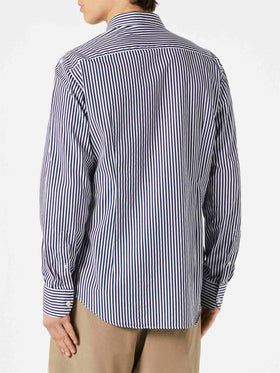 Man striped cotton Pamplona shirt - MC2 Saint Barth