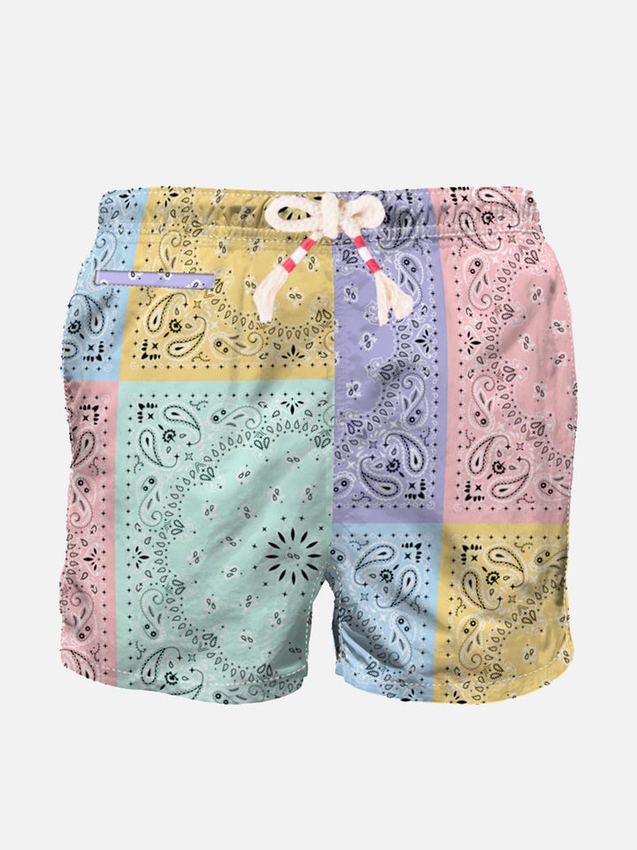 Man bandanna swim shorts - MC2 Saint Barth