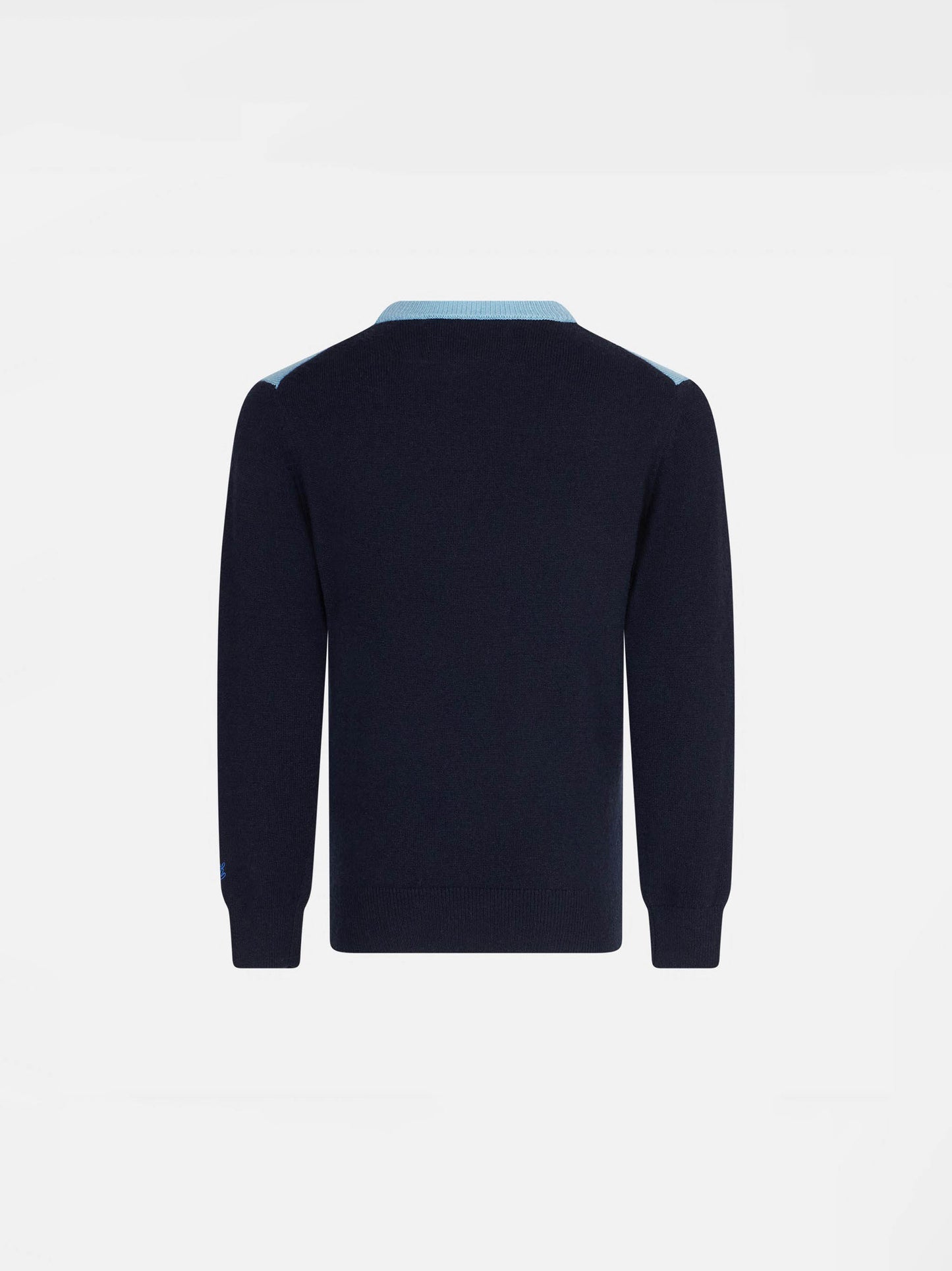 Boy sweater with mountains jacquard - MC2 Saint Barth
