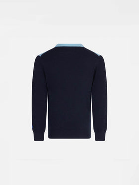 Boy sweater with mountains jacquard - MC2 Saint Barth
