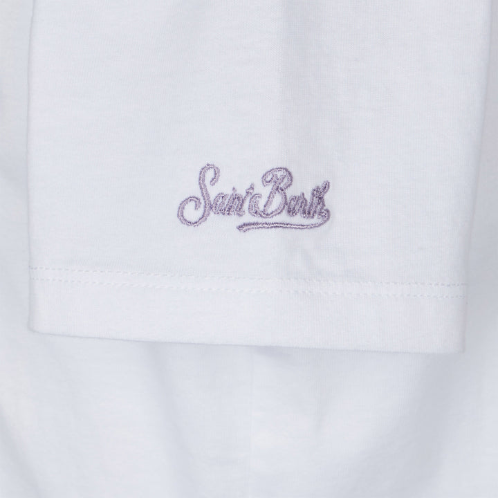 St. Barth princess embroided girl's t-shirt - MC2 Saint Barth