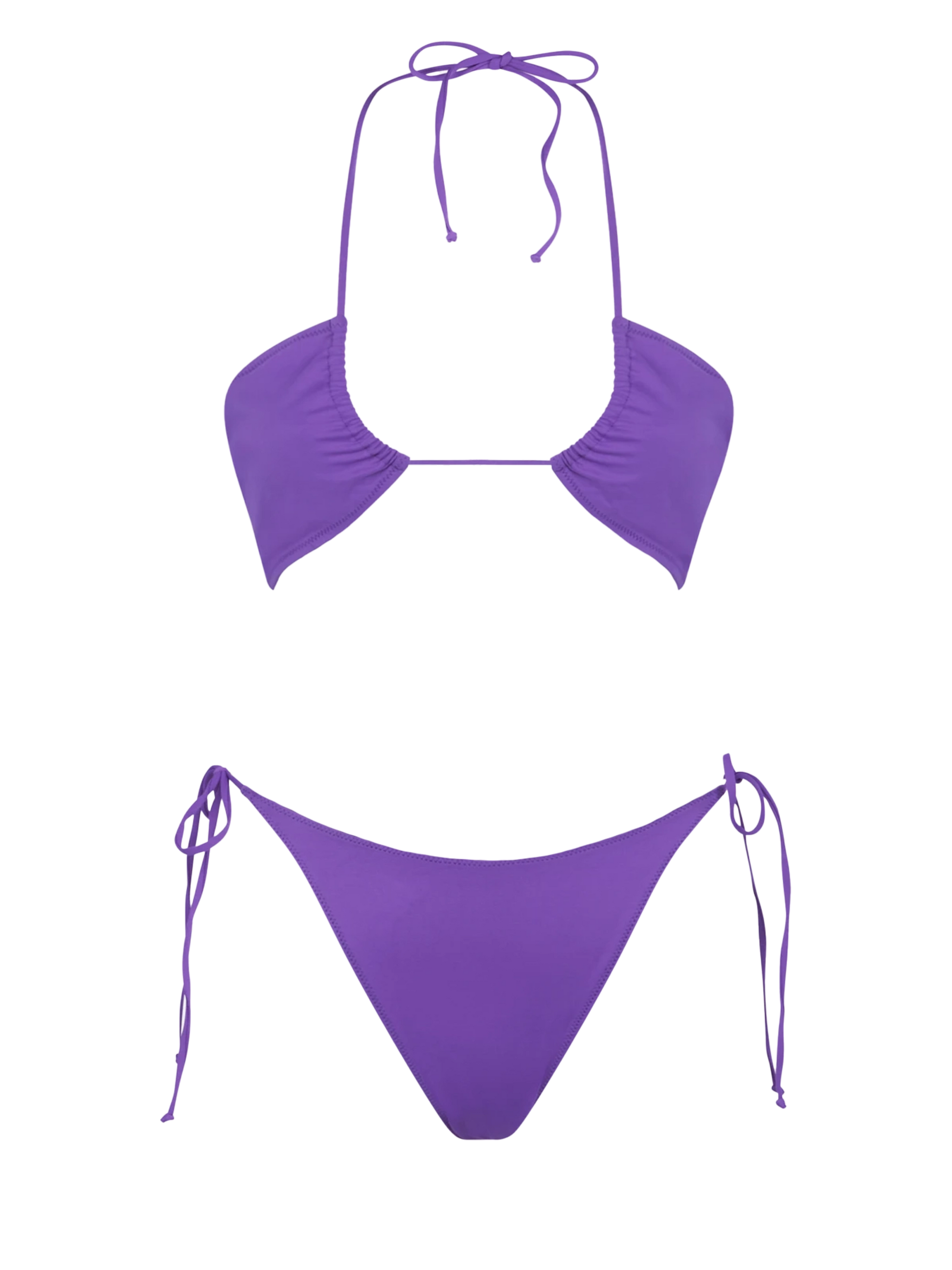 Woman purple bandeau bikini - MC2 Saint Barth