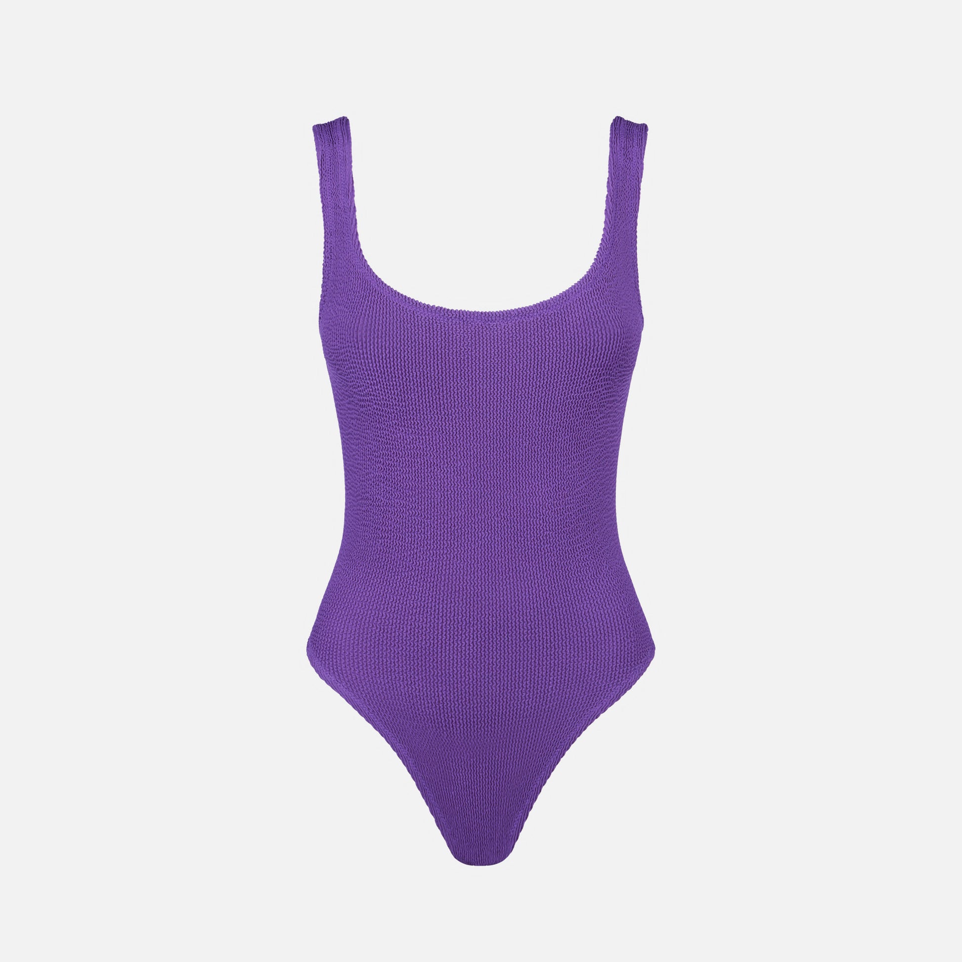 Woman purple crinkle one piece swimsuit - MC2 Saint Barth