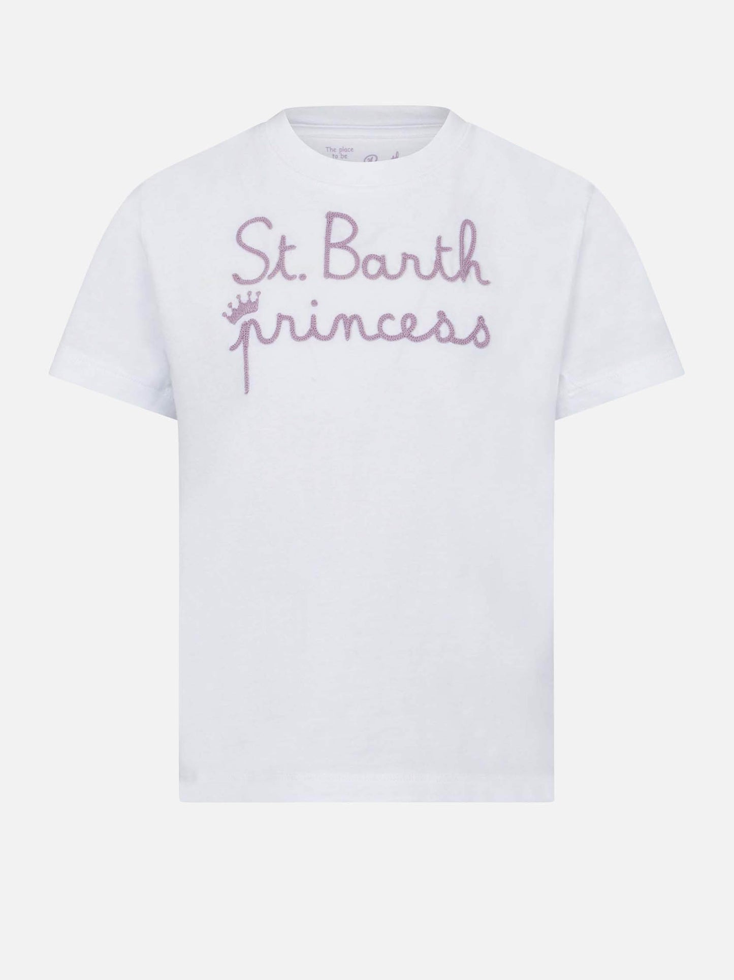 St. Barth princess embroided girl's t-shirt - MC2 Saint Barth