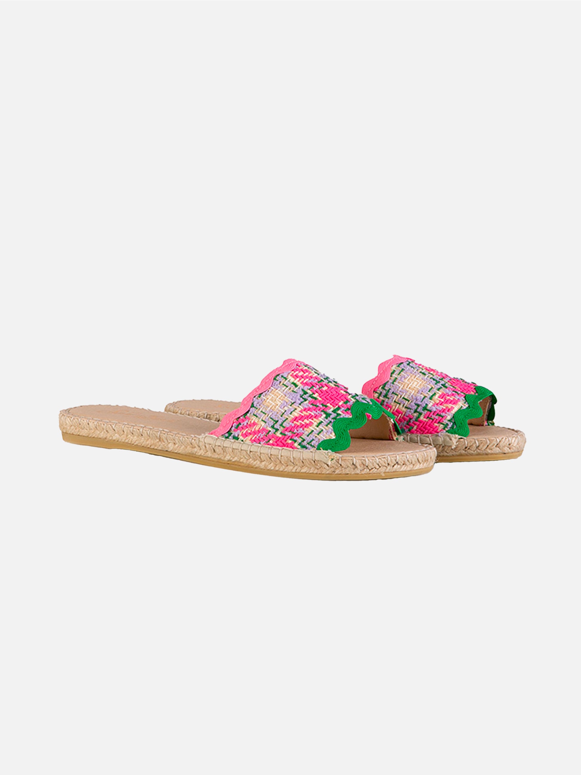 Woman espadrilla with multicolor tweed - MC2 Saint Barth