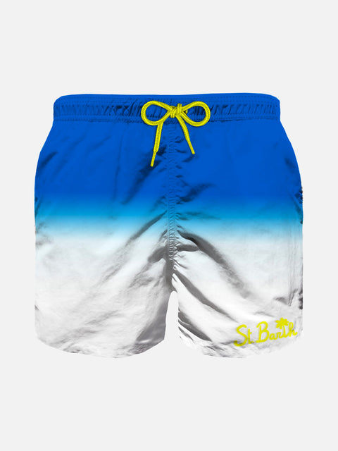 Boy swim shorts with color shade effect - MC2 Saint Barth