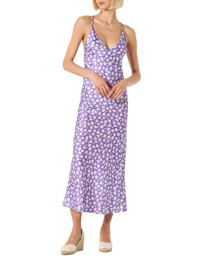 Woman slip dress Eydis with daisy print - MC2 Saint Barth
