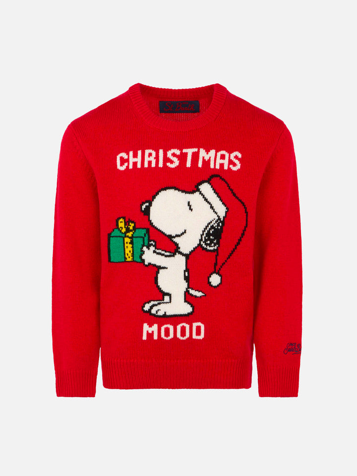 Snoopy Christmas Mood print boy sweater | Peanuts™ Special Edition - MC2 Saint Barth
