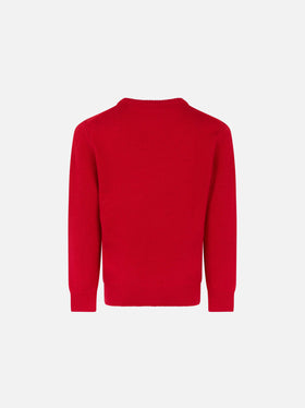 Snoopy Christmas Mood print boy sweater | Peanuts™ Special Edition - MC2 Saint Barth